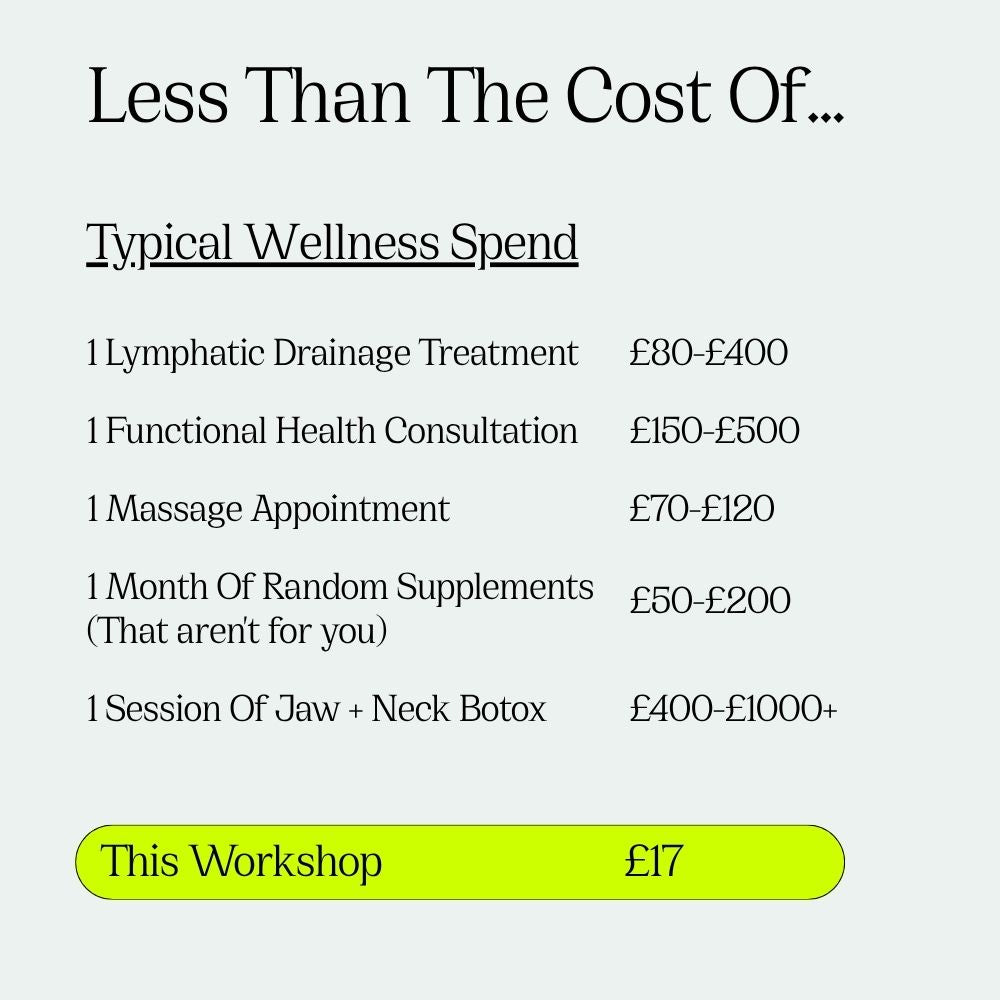 THE VOGUE WELLNESS DE-BLOAT MASTERCLASS