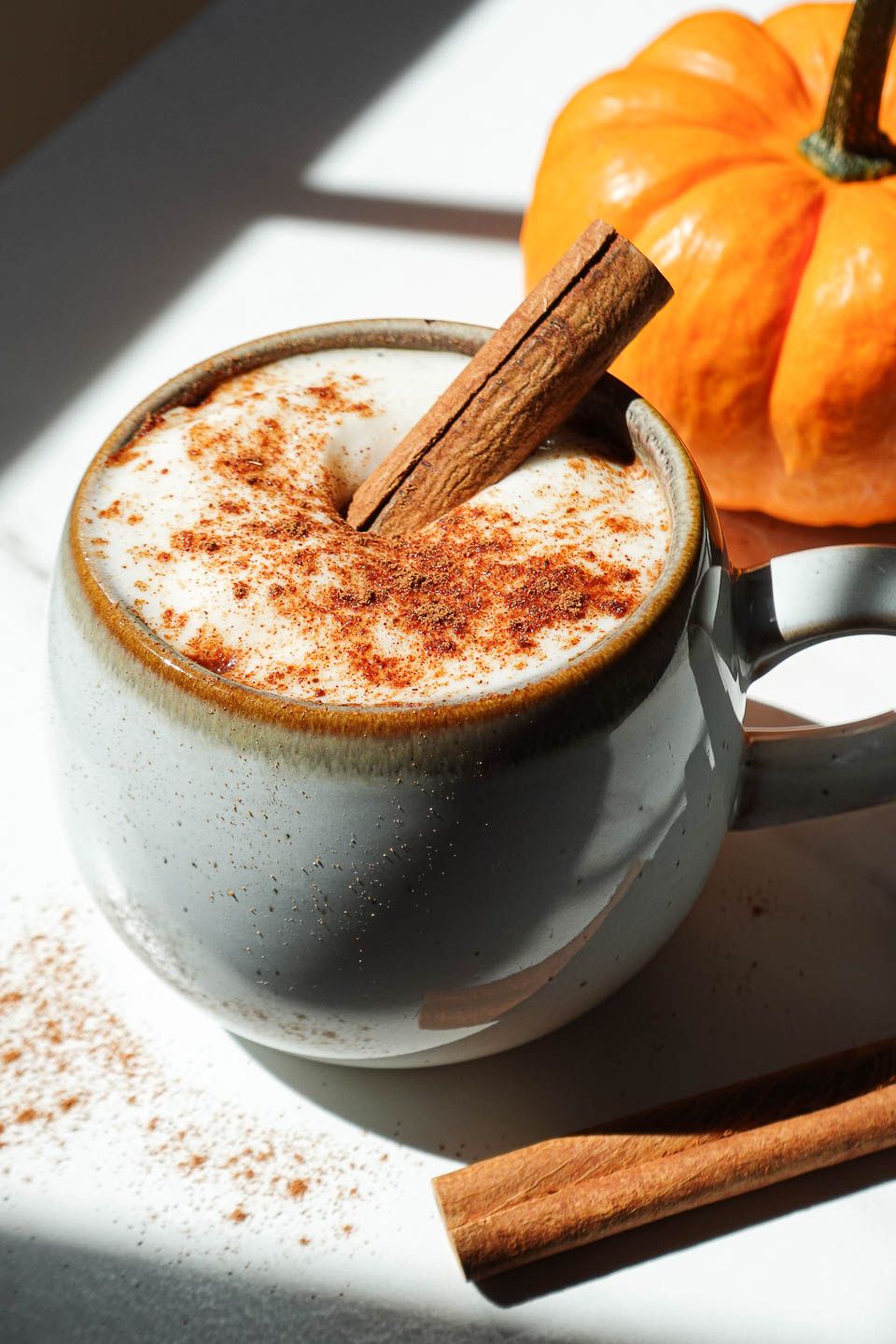 Anti-Inflammatory Healing Girl Pumpkin Turmeric Spice Latte